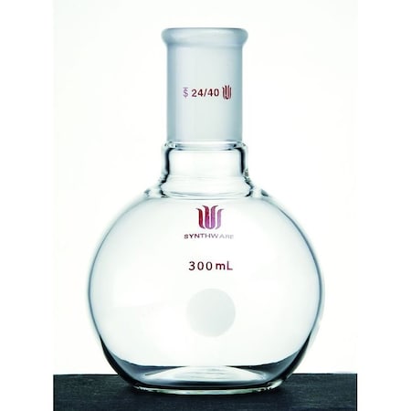 FLASK, FLAT BOTTOM, 24/40, 500mL